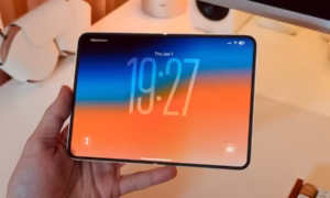 Fotogrāfijas atklāj iespējamo iPhone Fold dizainu