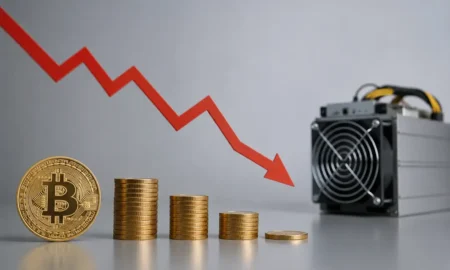 Bitcoin maineri zaudē ieņēmumus: komisiju īpatsvars nokritis līdz 0,69%