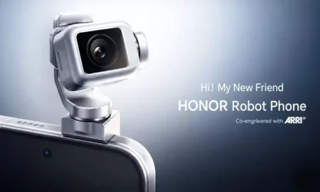 Honor beidzot prezentē Robot Phone: viedtālruni ar robotizētu kameru
