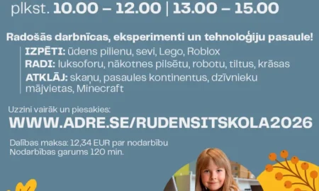 VIZIUM aicina rudens brīvlaiku pavadīt pētot, radot un atklājot